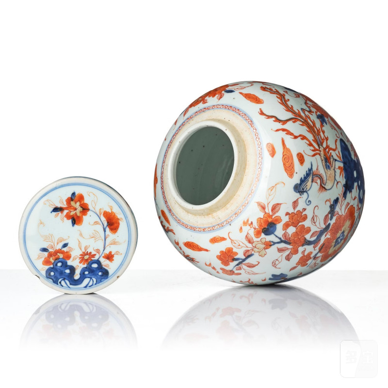 An imari jar wtih cover, - 图5